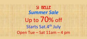 Si Belle Womenswear boutique summer sale