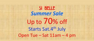 Si Belle womenswear boutique summer sale